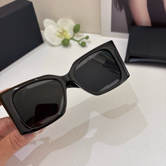 New Saint Laurent SL M119 BLAZE-001 Black Cat Eye Women\'s Sunglasses Fashion main image 4